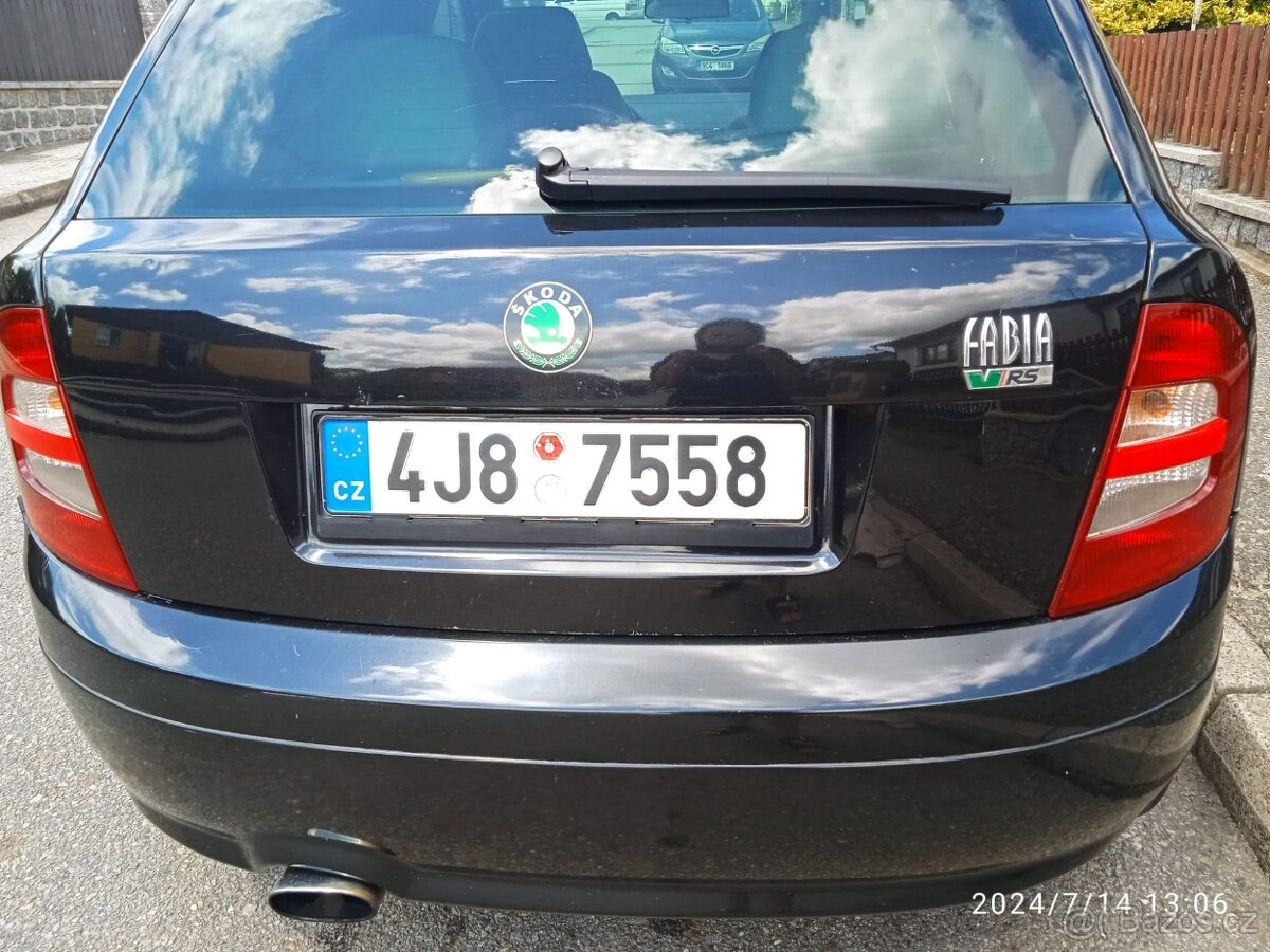 Prodám Škodu Fábii 1,9 RS