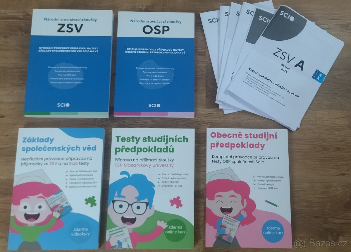 Učebnice k přípravě na SCIO (a TSP - MUNI)