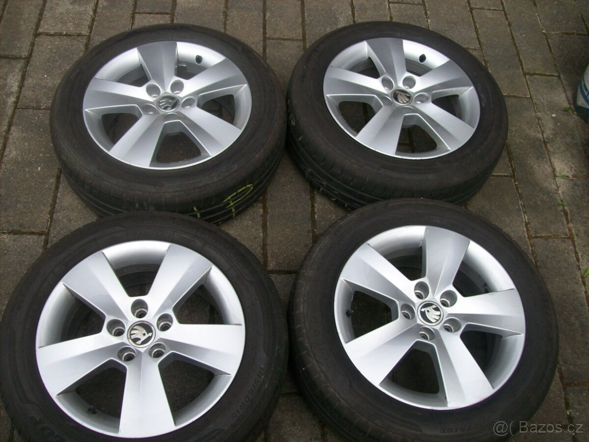 alu kola original Rapid, Fabia III,15" Dunlop 85%