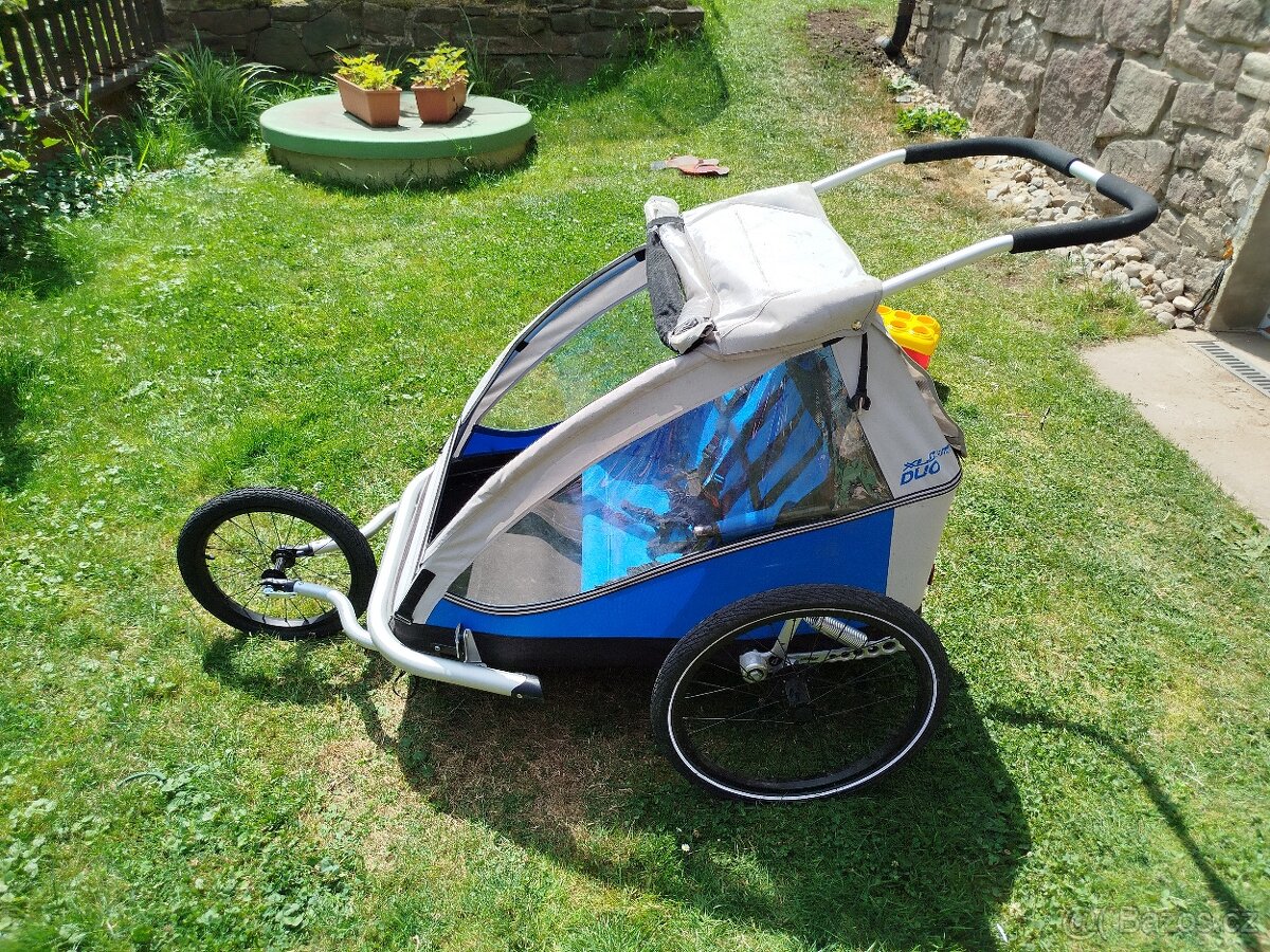dvoumístný dětský vozík za kolo Croozer XLC Duo