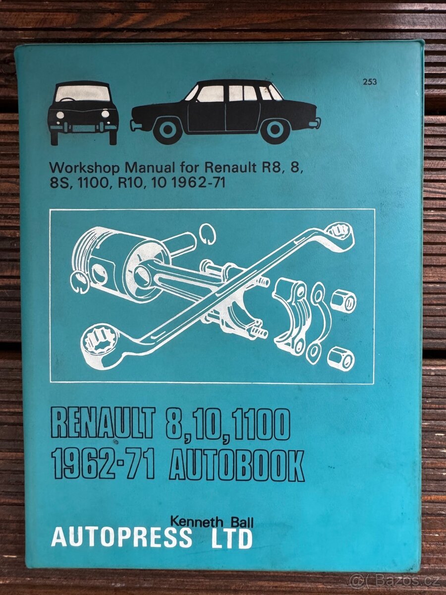 RENAULT 8 10 R8 R10 originální montážní manual servisní