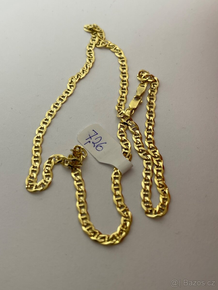 Zlatý řetízek nové zlato