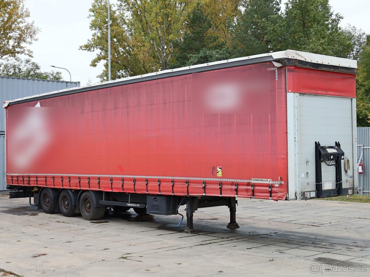 Schwarzmüller SPA 3/E, MULDA, LOW DECK, ZVEDACÍ NÁPRAVA, NÁP