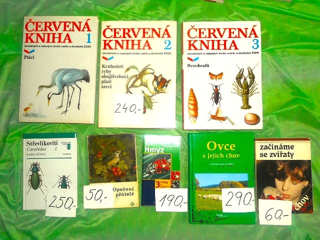 Přírodovědné knihy - fauna