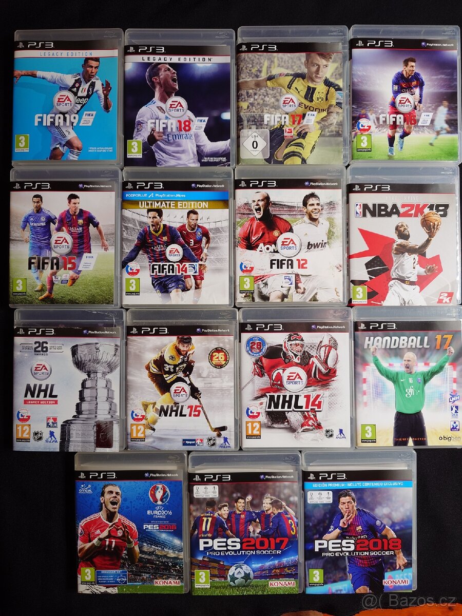 Hry na PS3 - PlayStation 3 posílám i zásilkovnou 3..