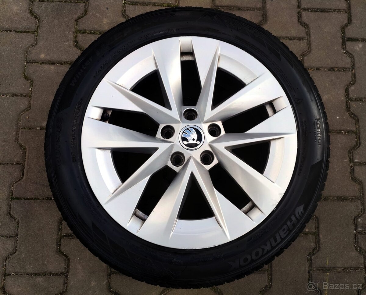 Alu kola originál Škoda Octavia IV 5x112 R17 Rotare
