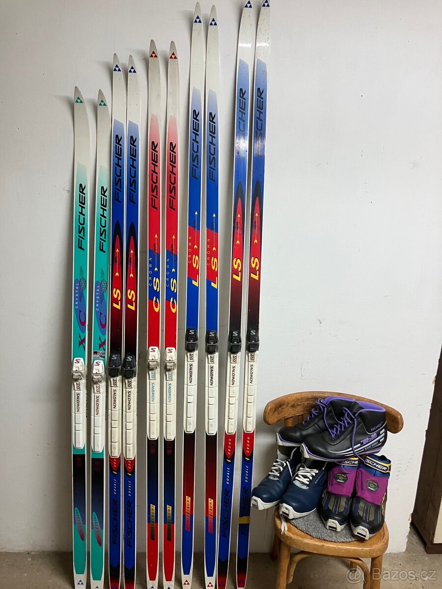 Prodám běžky 180-210č