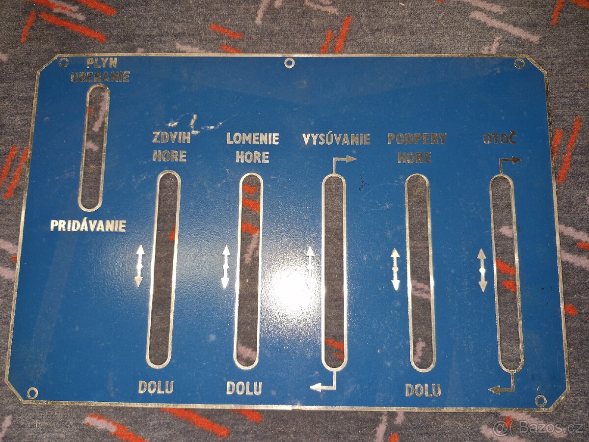 Štítek ovládání HR3001 HR2503