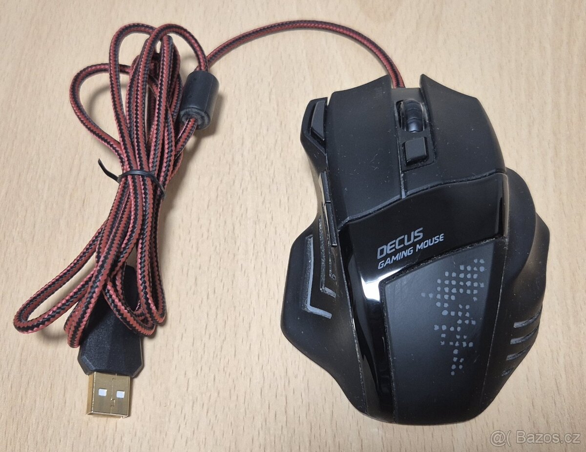 herní myš Speed Link Decus Black (podsvícená)