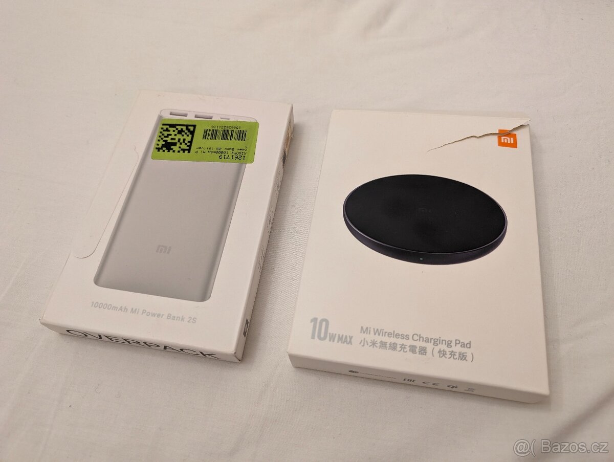 Xiaomi Mi power bank 2S microUsb, Mi charging pad 10W
