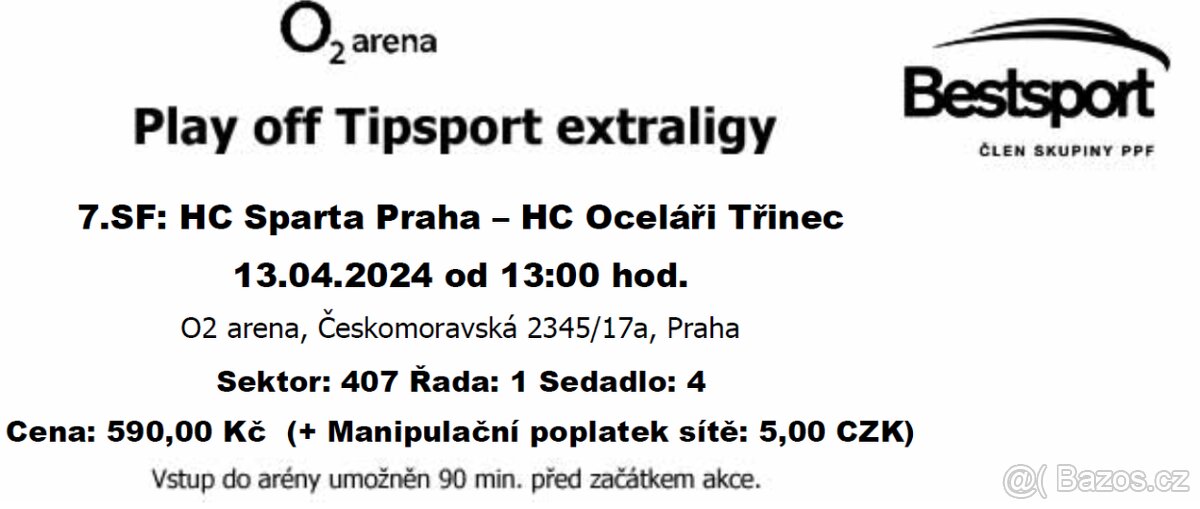 7.SF: HC Sparta Praha – HC Oceláři Třinec