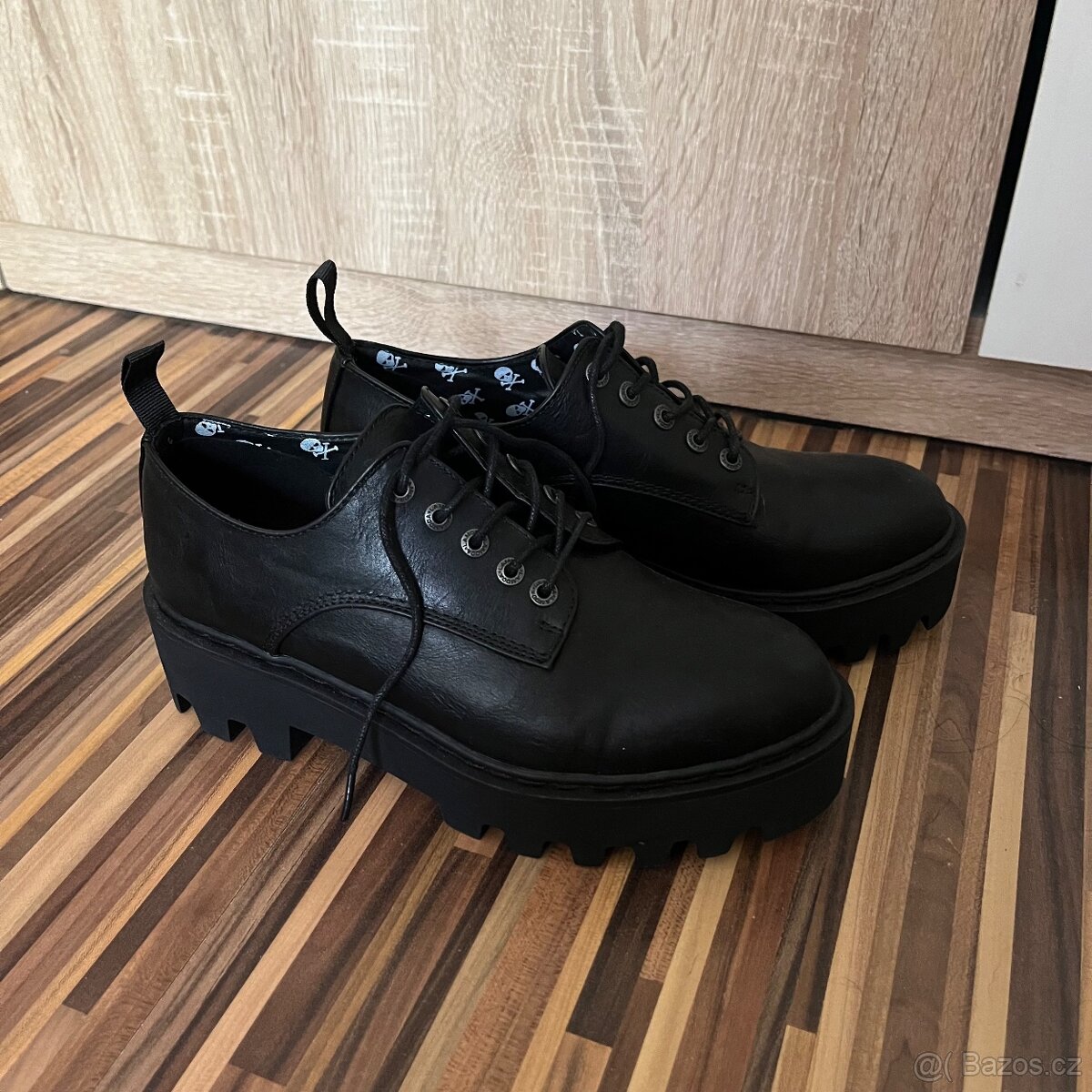 Lamoda Černé gibson boty na platformě damské velikost 39