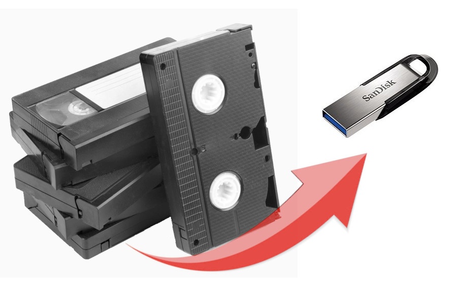 Prodej kazet, Digitalizace videokazety VHS na USB Flash Disk