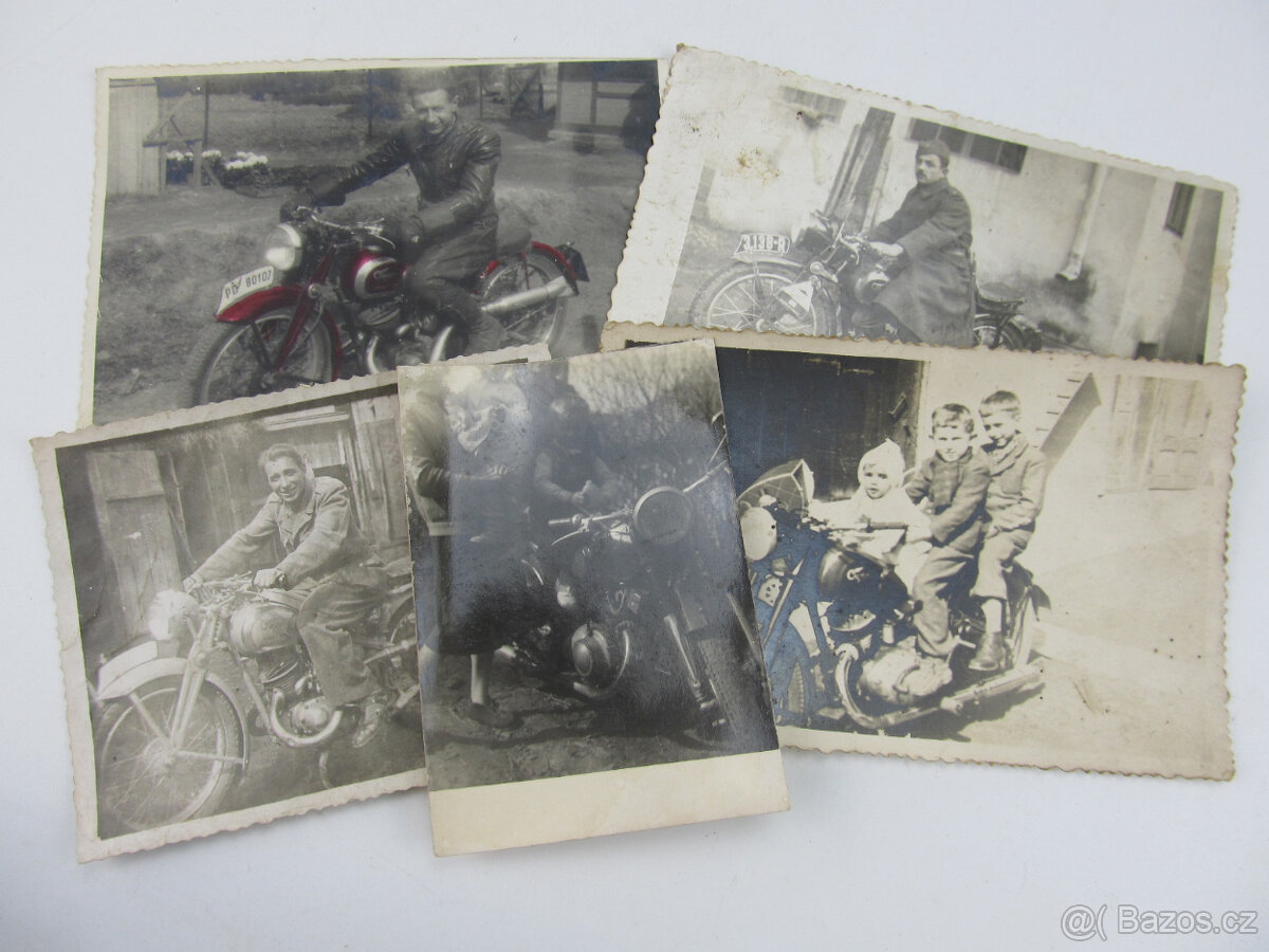 Ogar motocykly - staré fotografie KOUPÍM