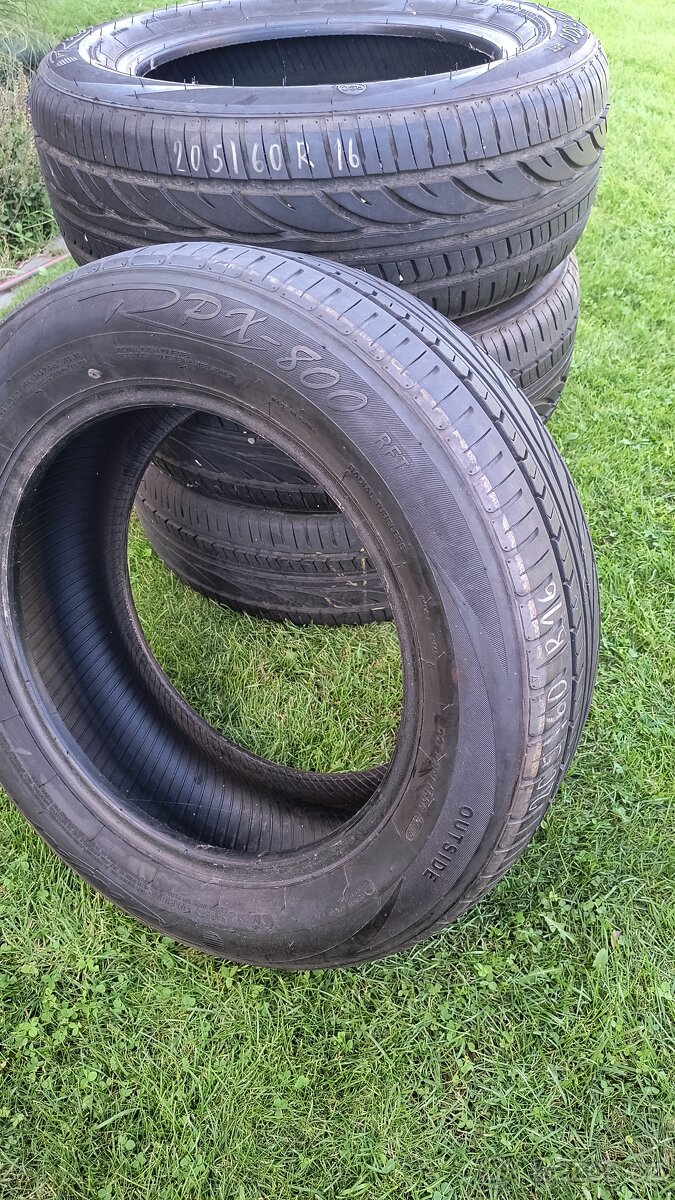 4KS letní pneu 205/60 R16. 96W runflat