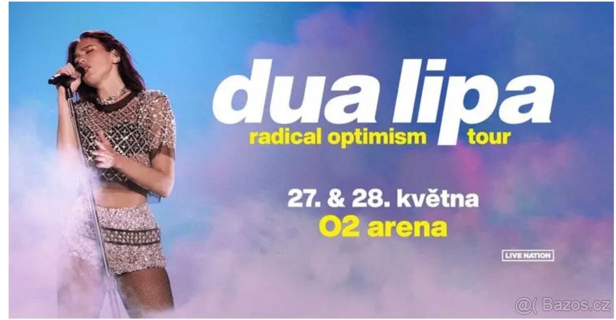 2 x Dua Lipa 28/5 (stání) Praha