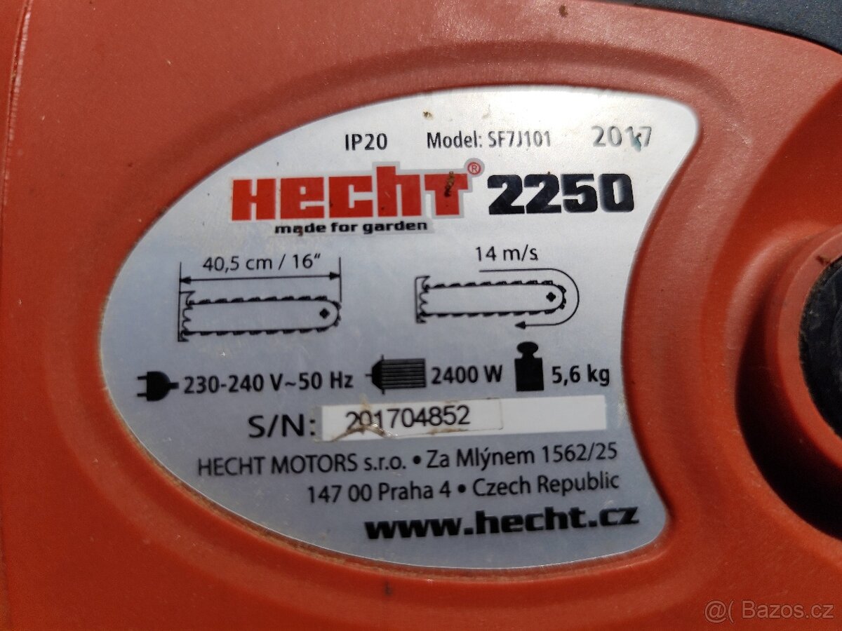 Prodám elektrickou pilu HECHT