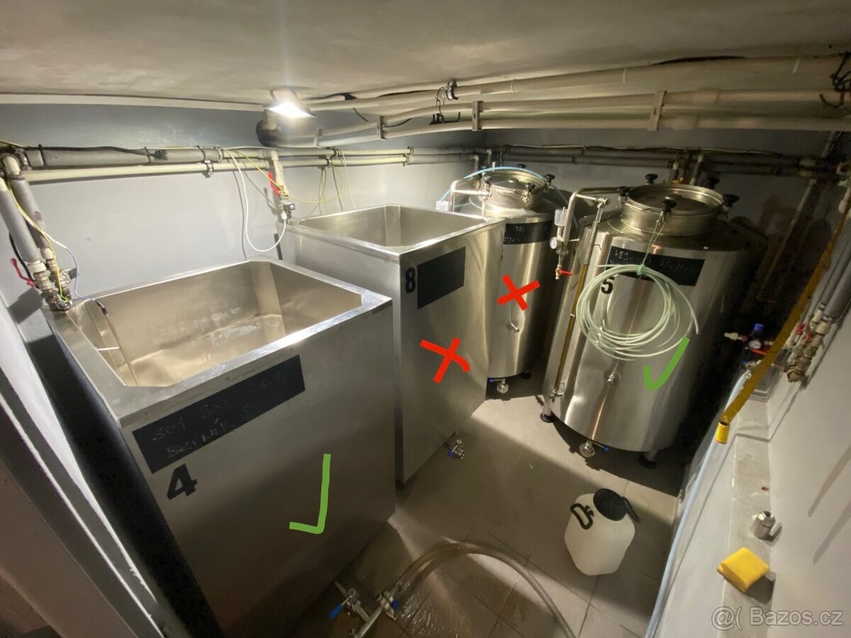 Kvasná káď "spilka" 600l, kvasný tank 650l