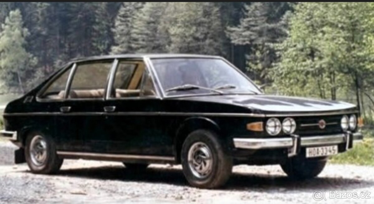 Tatra 613 chromka - kompletní sada lišt