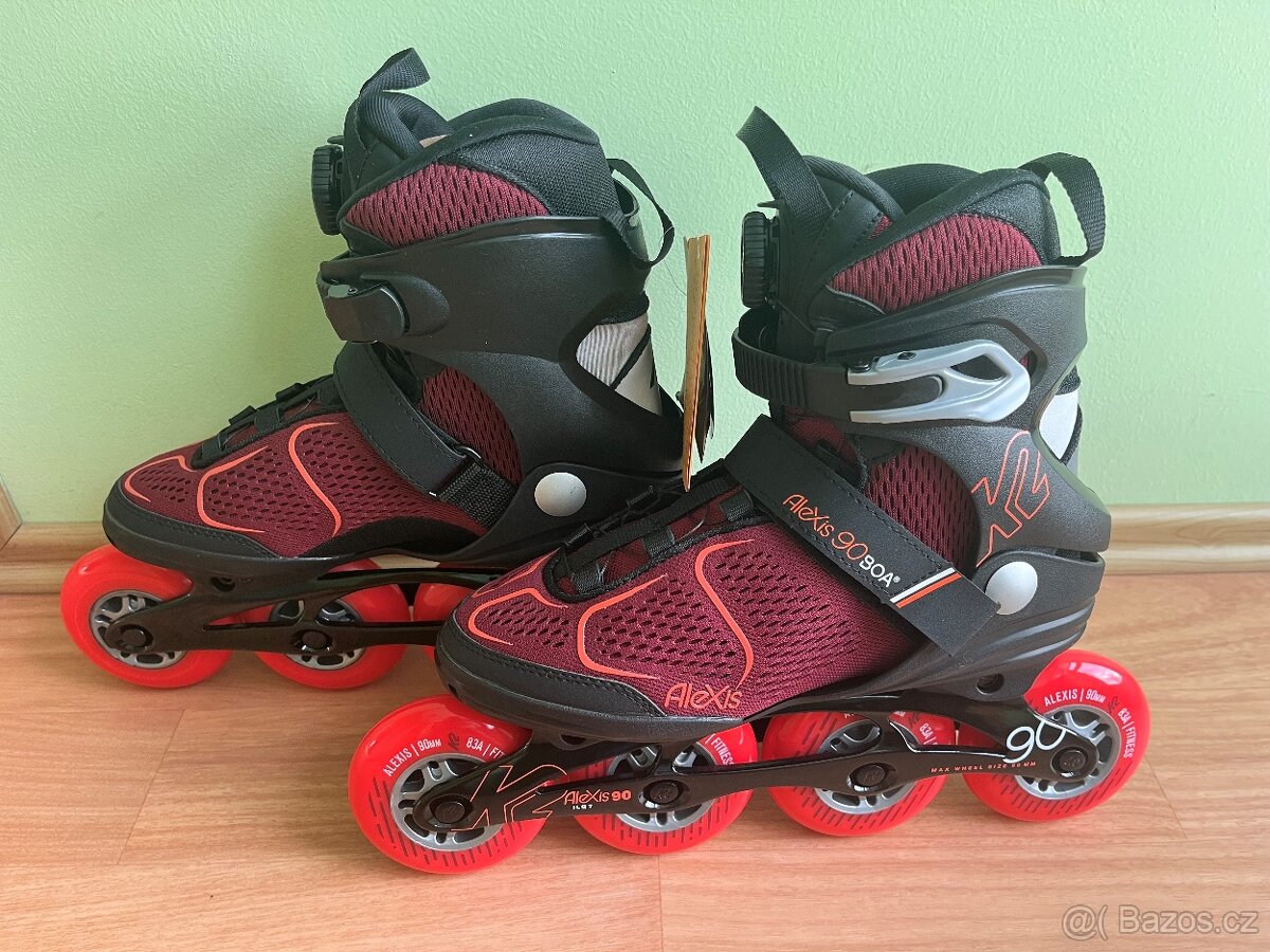 Dámské in-line fitness brusle K2 ALEXIS 90BOA, vel. 39