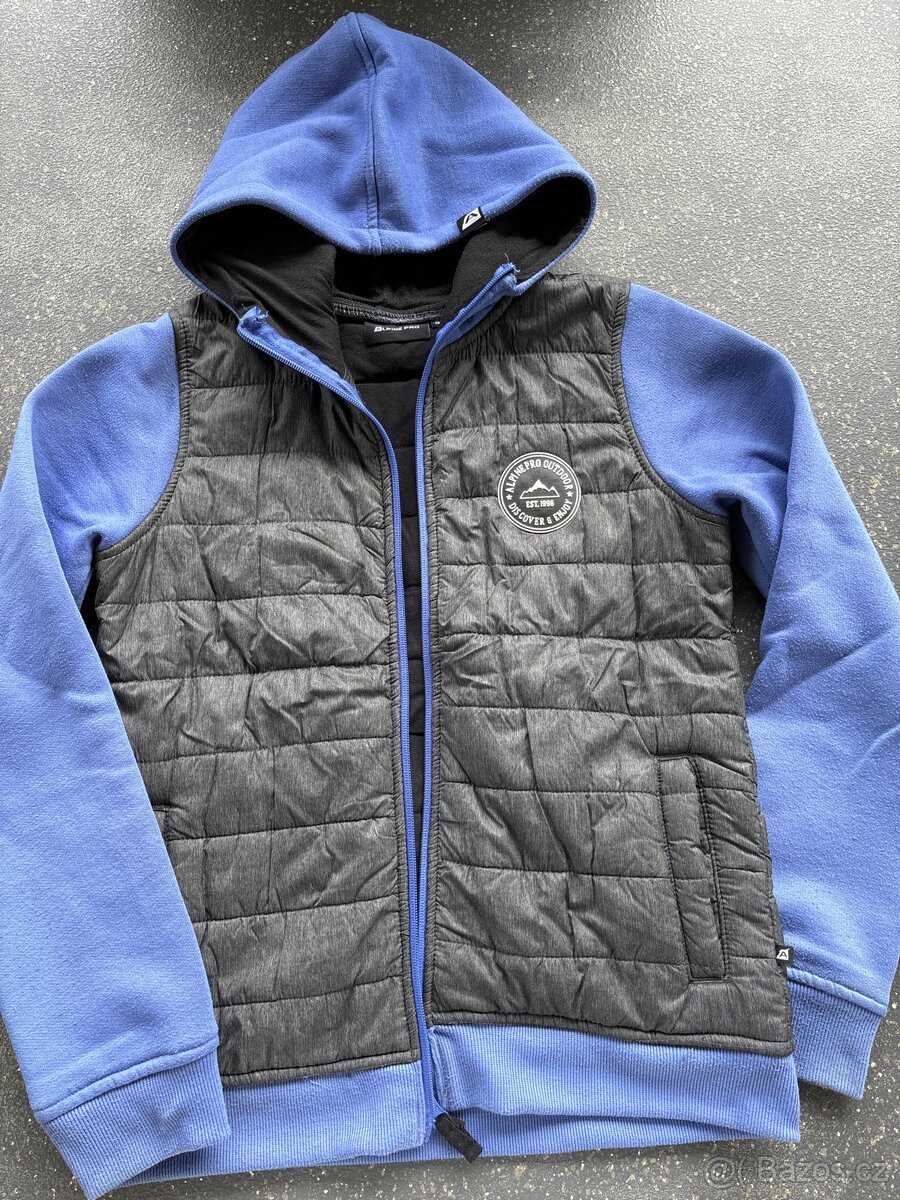 Zateplena mikina na zip Alpine Pro