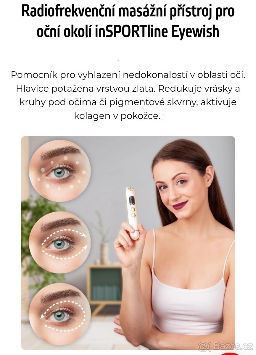Nový Radiofrekvenční přístroj pro oční okolí
