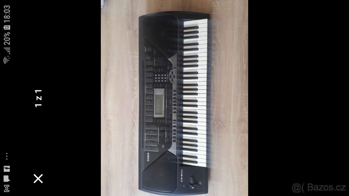 Klávesy CASIO
