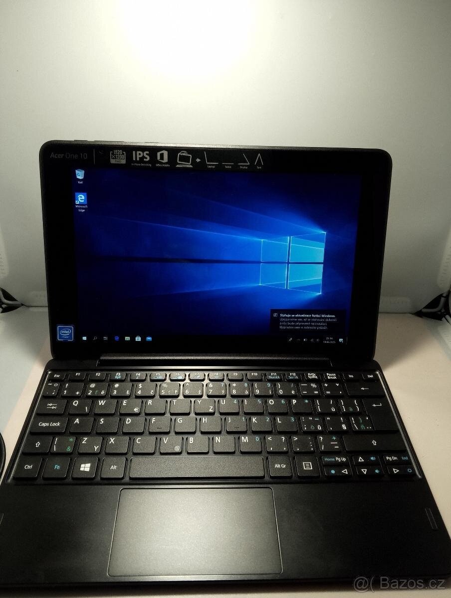 Dotykový Notebook Tablet Acer One 10 D16H1 Intel Atom 5x SSD