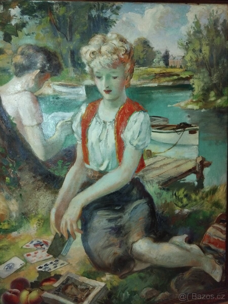 Olej na plátně sig. André Hofer 1890-1974