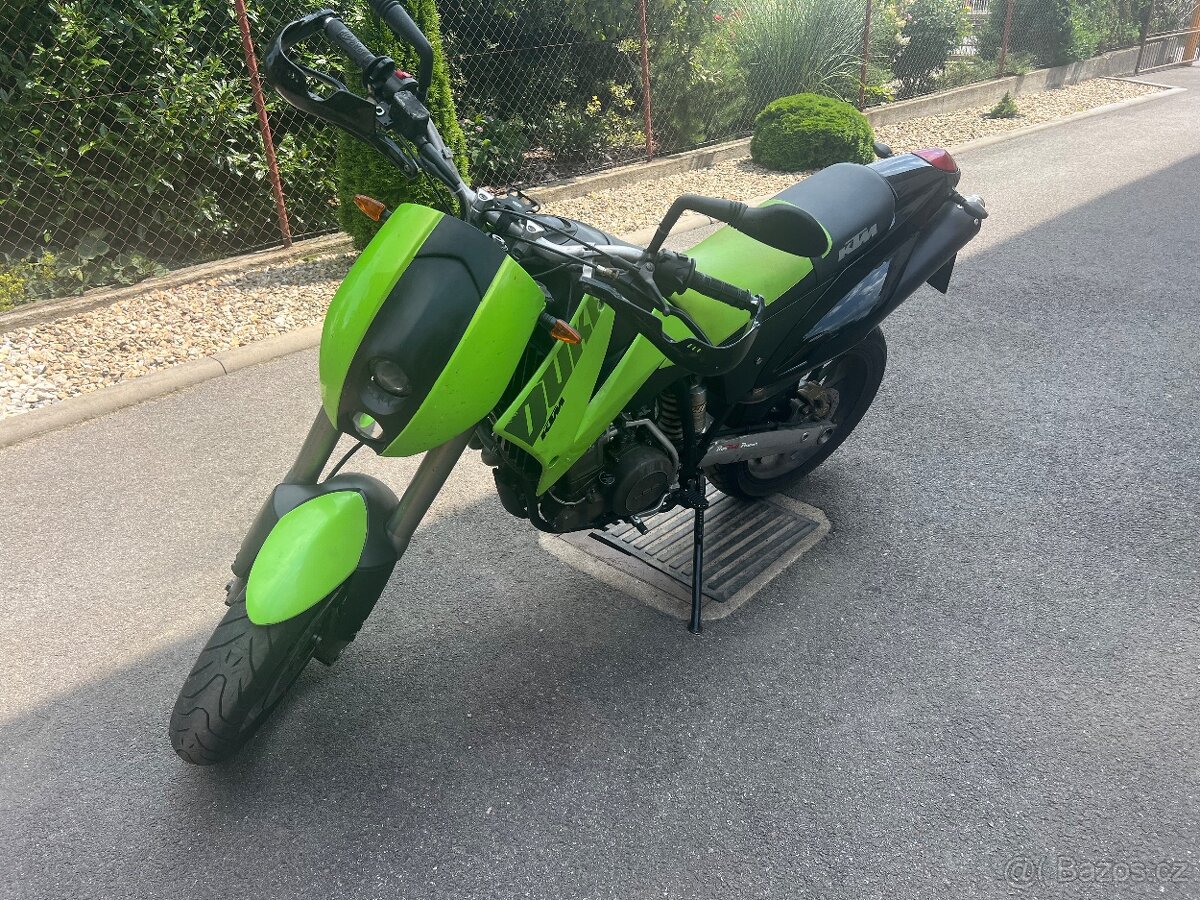 KTM Duke 640 LC4, v TP 25 kW, možno řídit s A2
