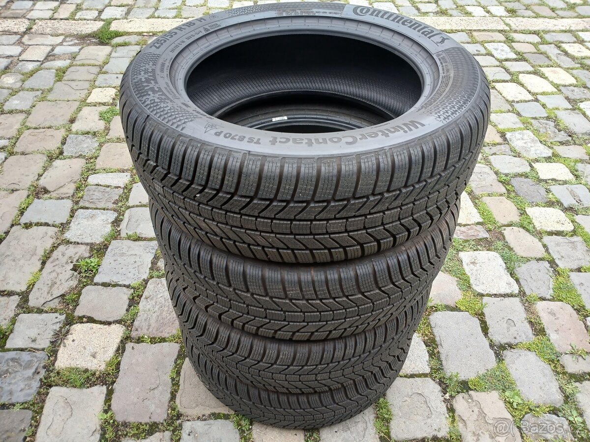 4ks zimních pneumatik CONTINENTAL 235/55R18 100H DOT2023