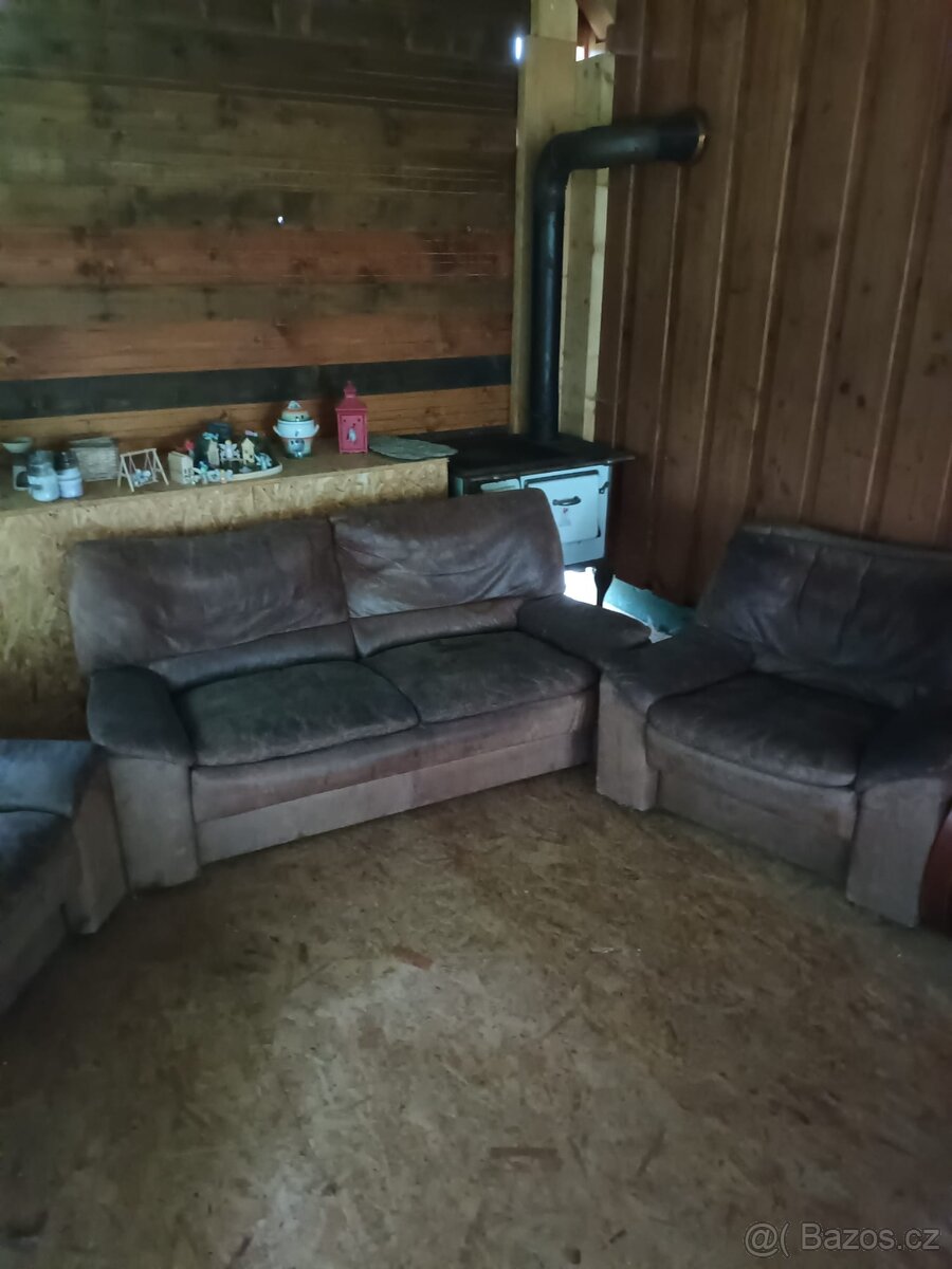 Kožená sedačka