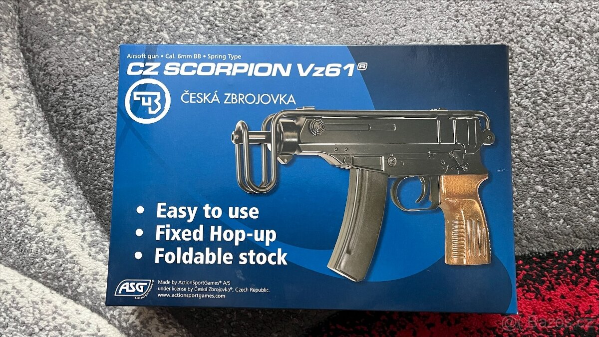 Airsoft samopal CZ vz.61 Škorpion