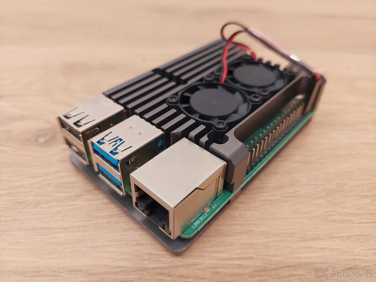 Raspberry Pi 4 model B, 4 GB RAM, zdroj 4A, SSD 128 GB