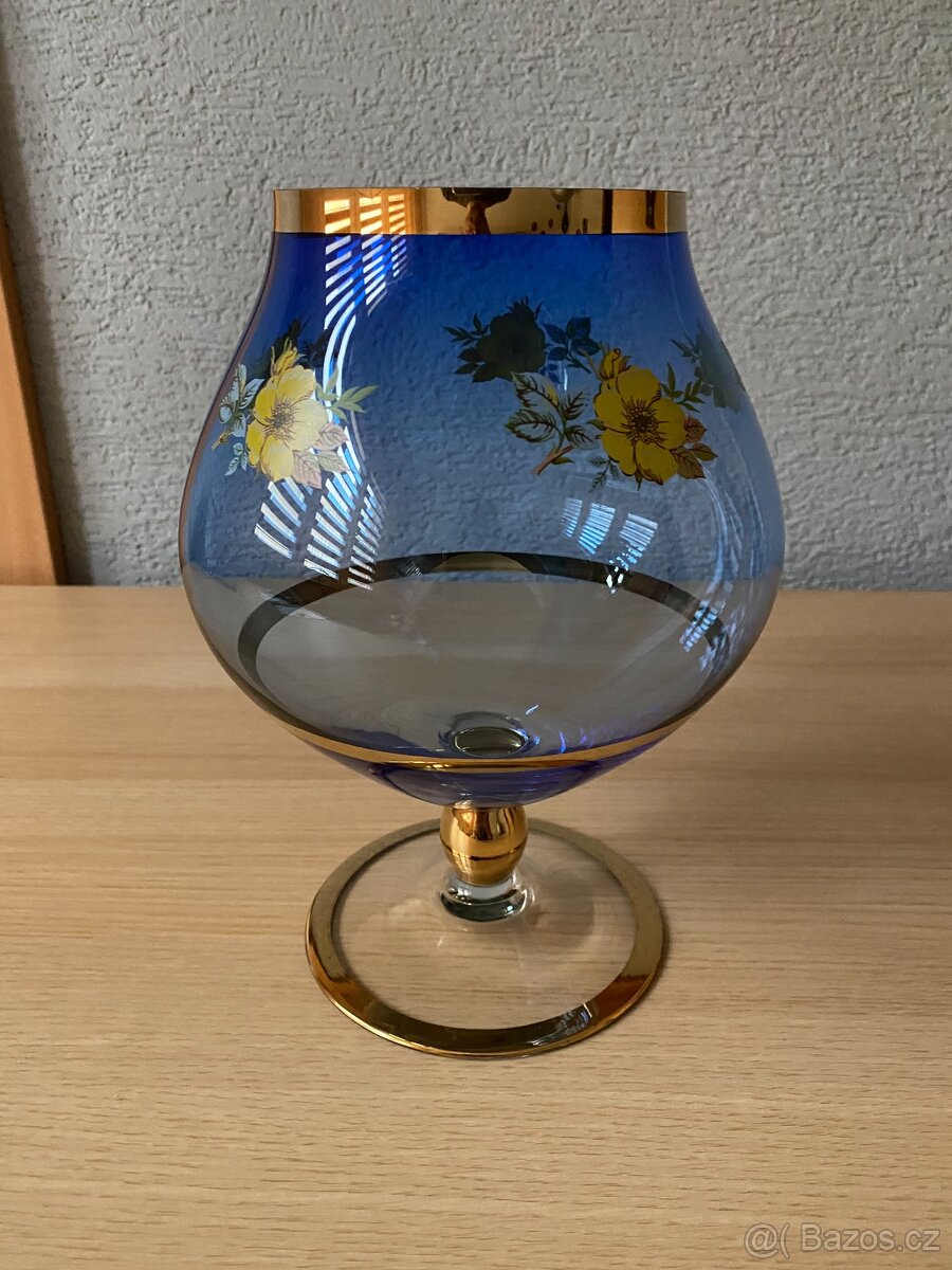 Velká ojedinělá číše z hutního skla - 2 400 ml
