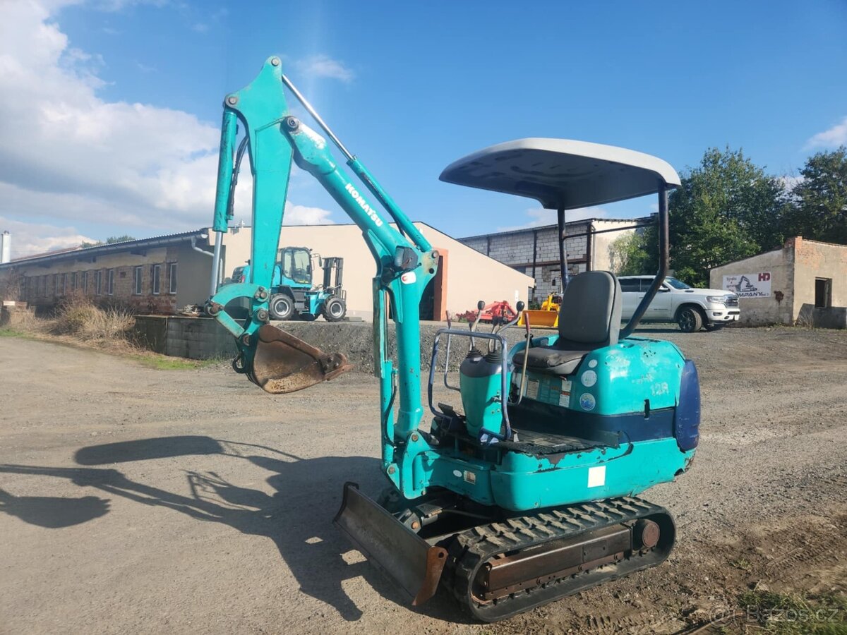 JAPONSKÝ MINIBAGR KOMATSU PC12R-8 1500KG