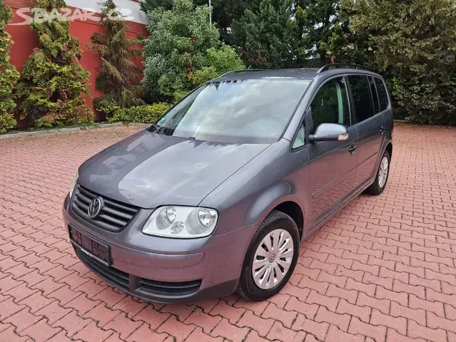 VW Touran 1.9TDI 77kW 7.Míst,Serviska,Klima,Tažné.