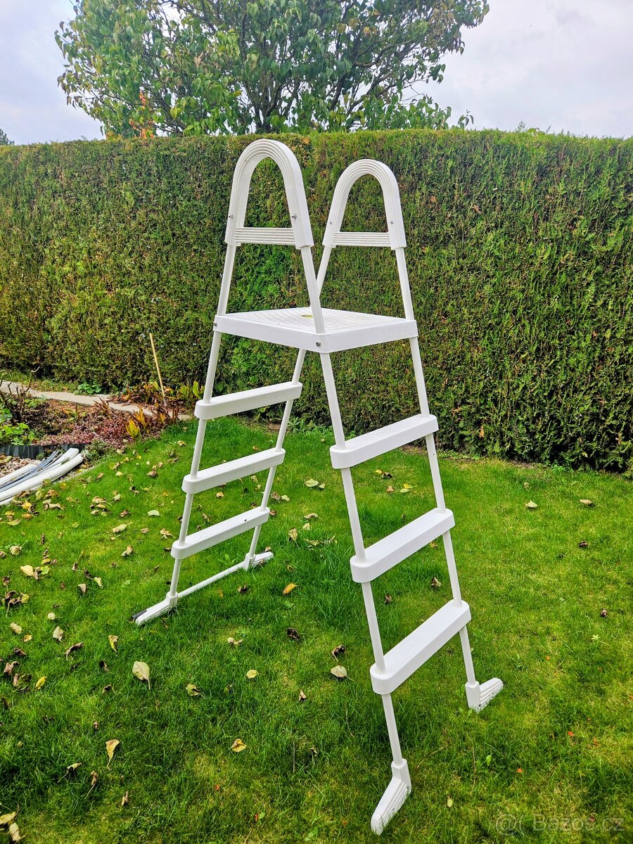 Bazénové schůdky De Luxe 1,23 m