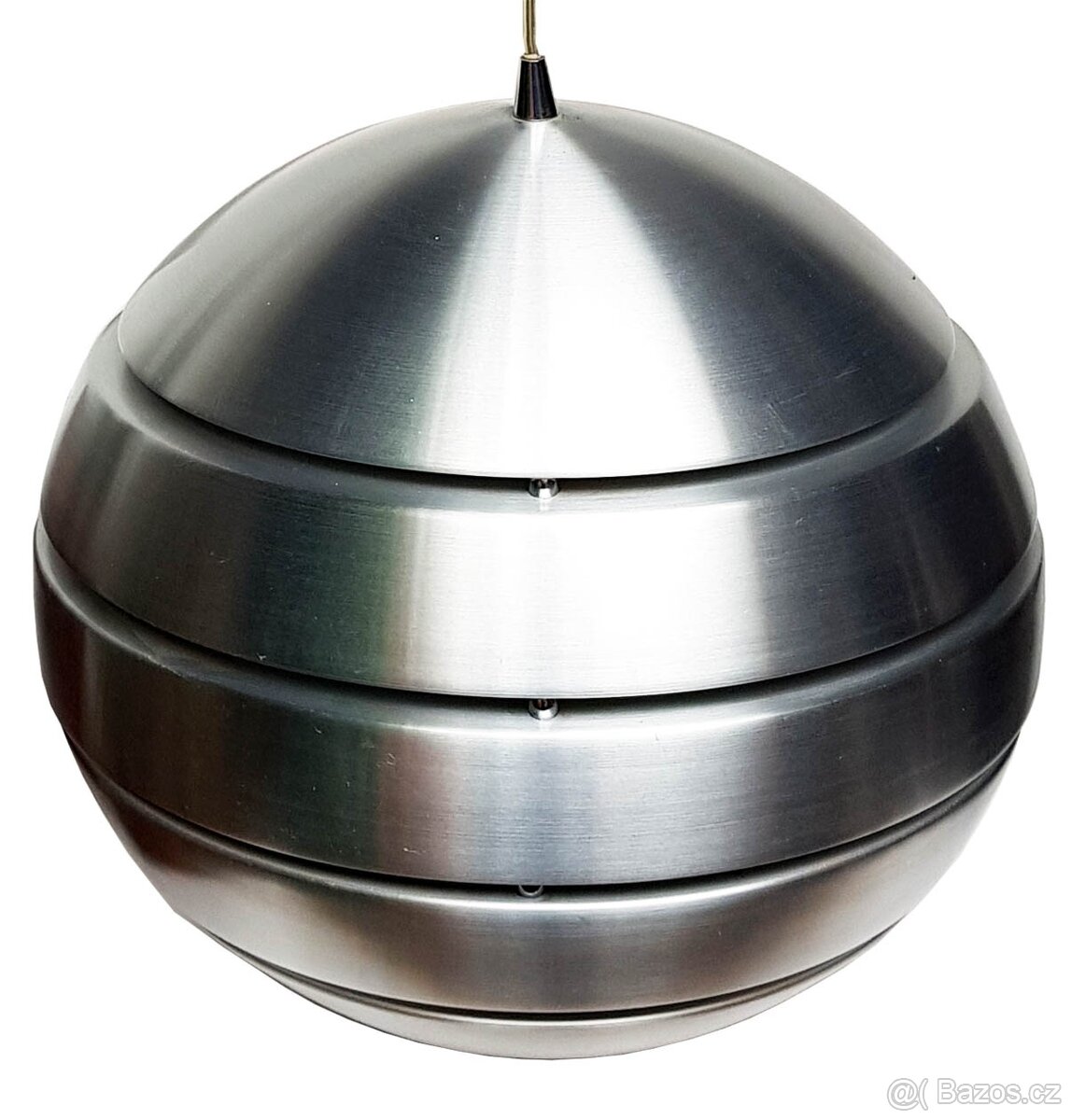 Futuristický KOVOVÝ stříbrný lustr "vosí hnízdo"...