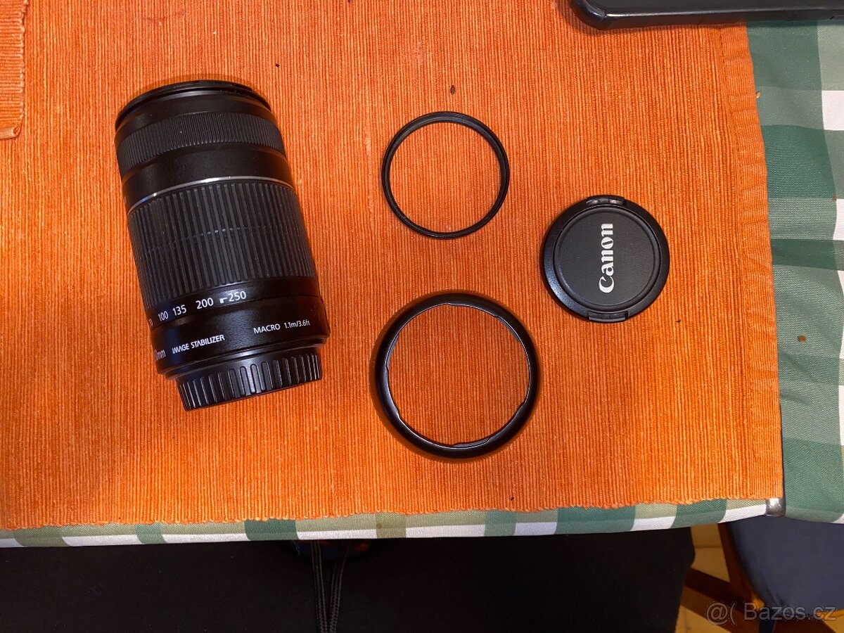 Prodám objektiv Canon EFS 55-250mm