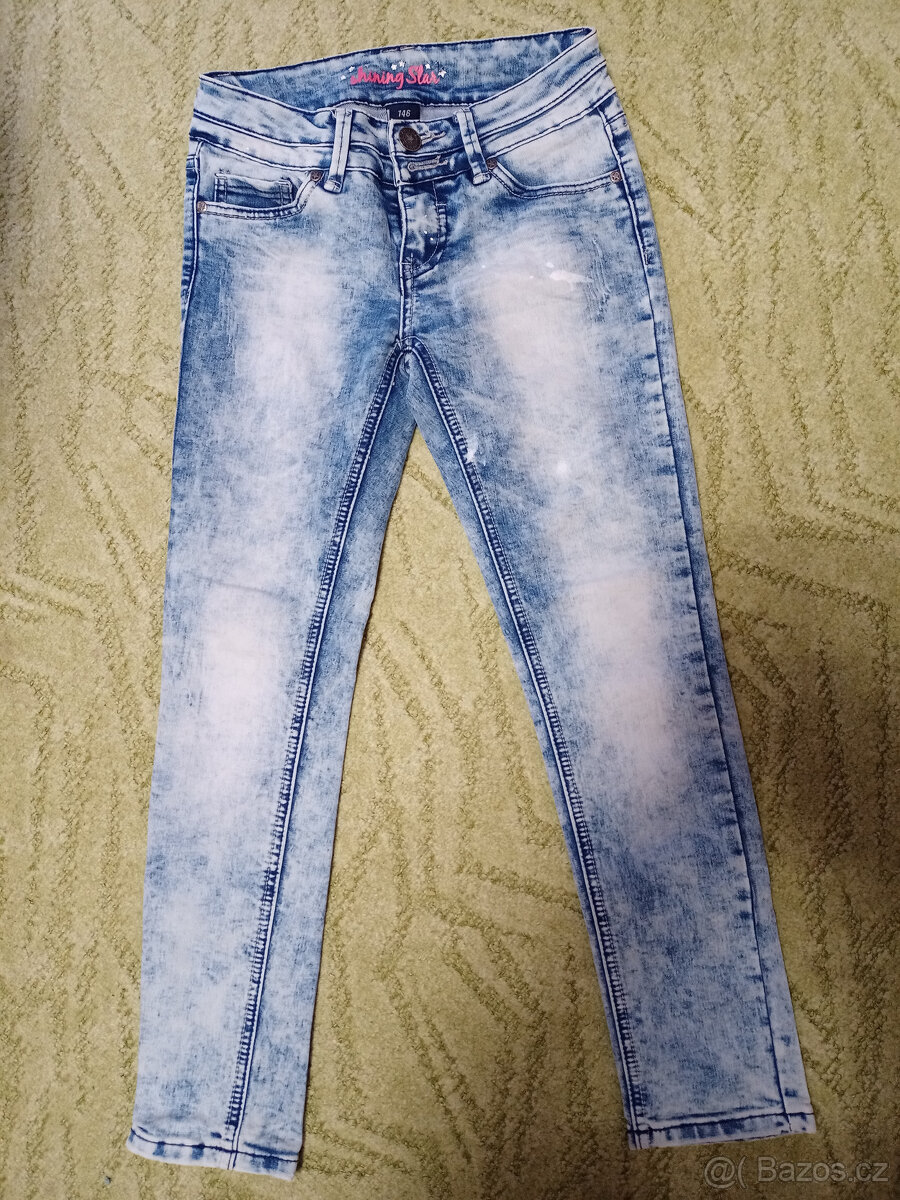 Dívčí rifle(džíny) zn.Y.F.K. vel.146