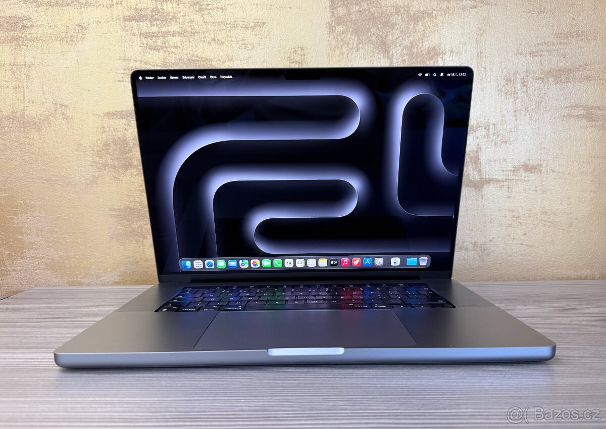 MacBook Pro 16" 2021 M1 Pro 16GB 512GB šedý