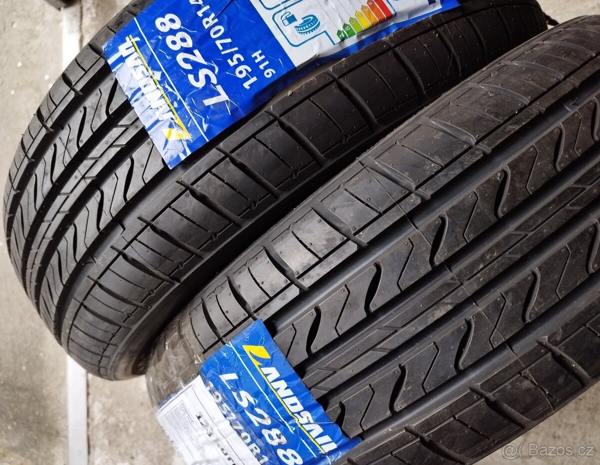 2 NOVÉ PNEU 195/70 R14 - CENA DOHROMADY