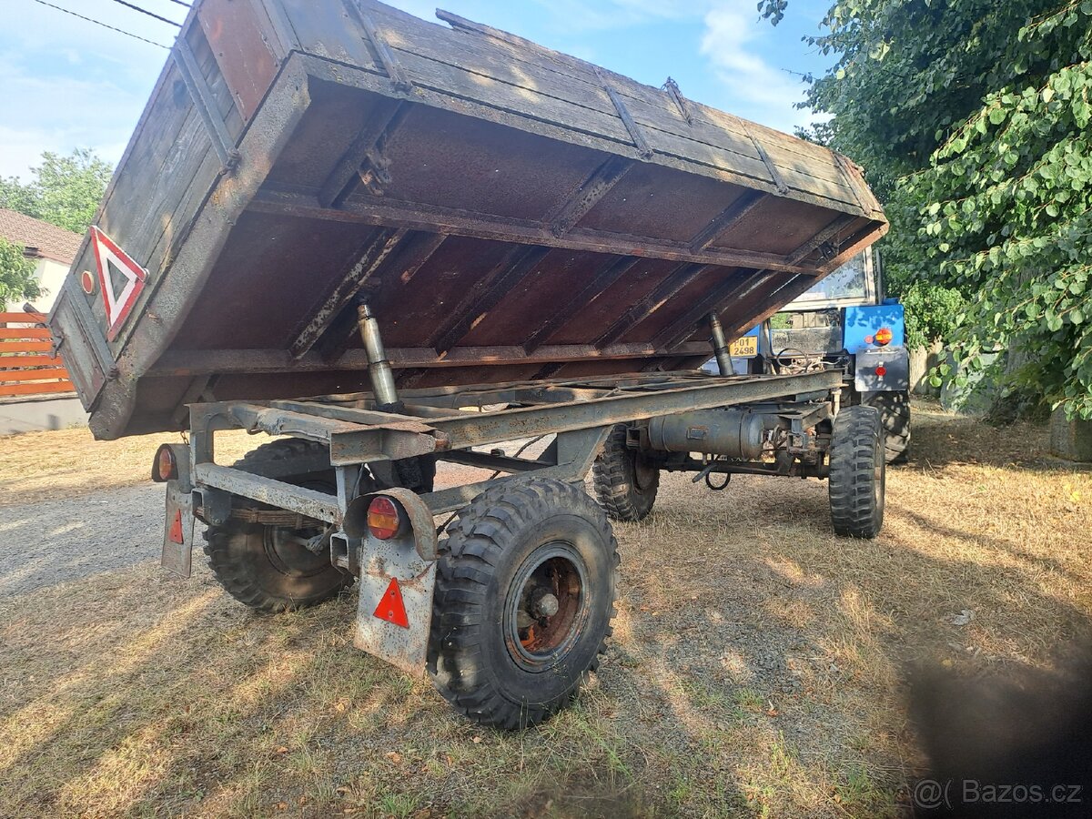 Vlek 7t hydraulický sklápěč bez TP