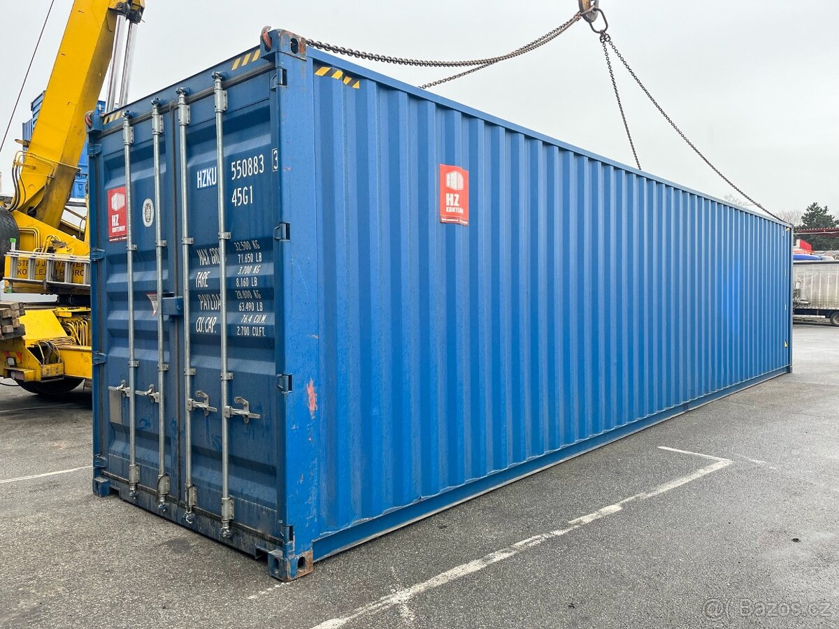 Lodní kontejner 40HC po více cestách DOPRAVA ZDARMA