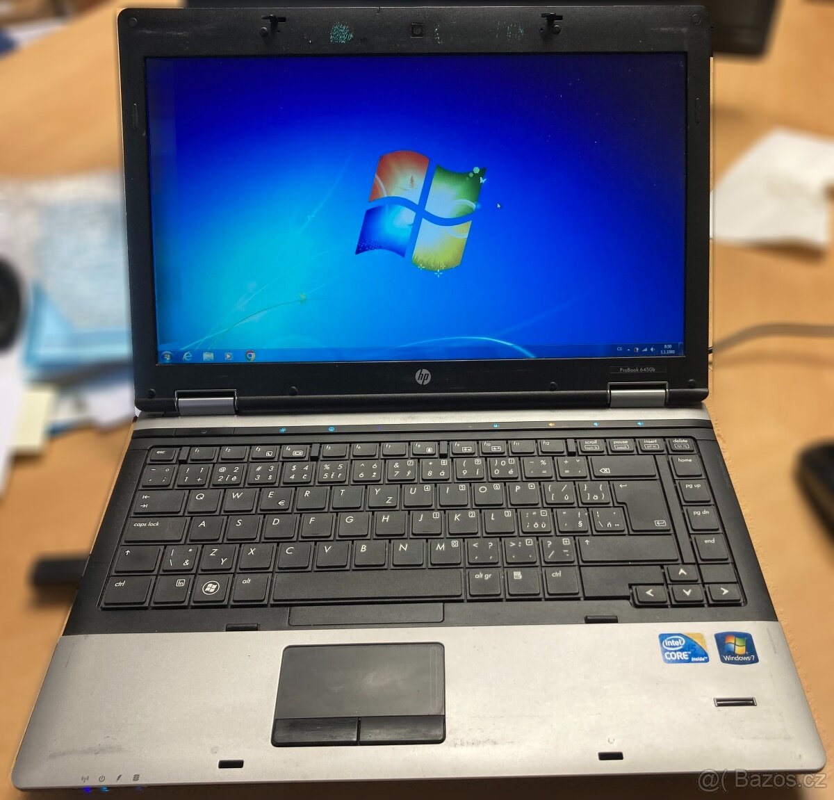sarší notebook HP ProBook 6450b/ W7 + dokovací stanice