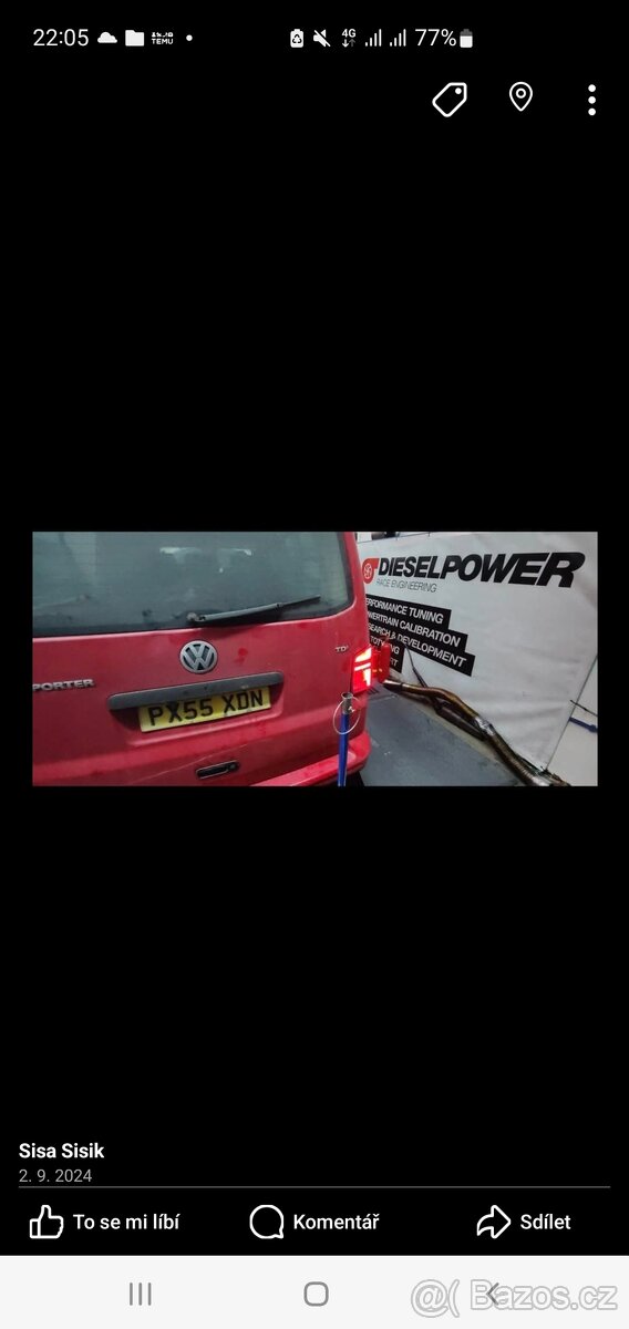 Motor 1.9 tdi 96kw upraveny do Vw T5