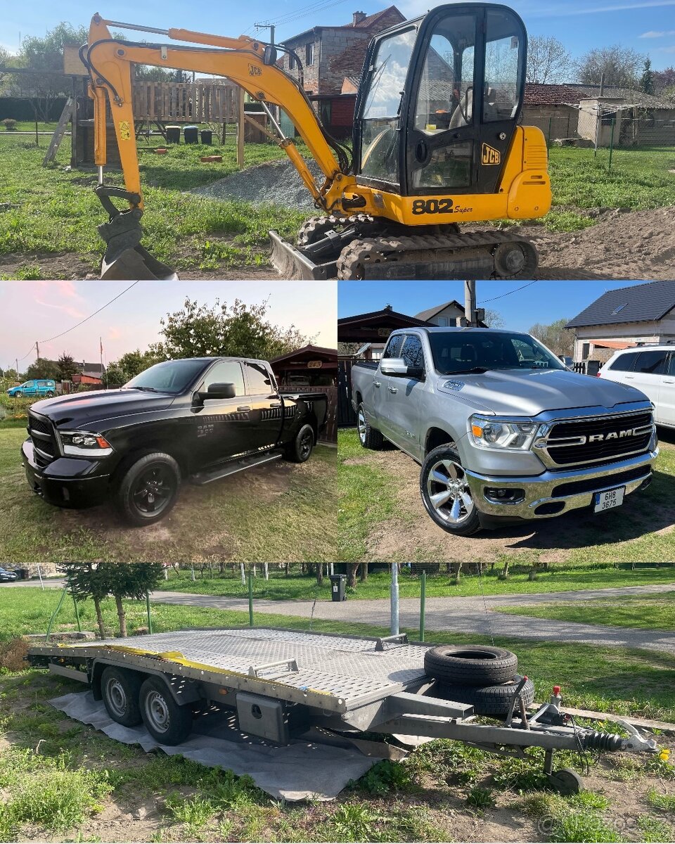 Půjč si bagr, vozík i auto