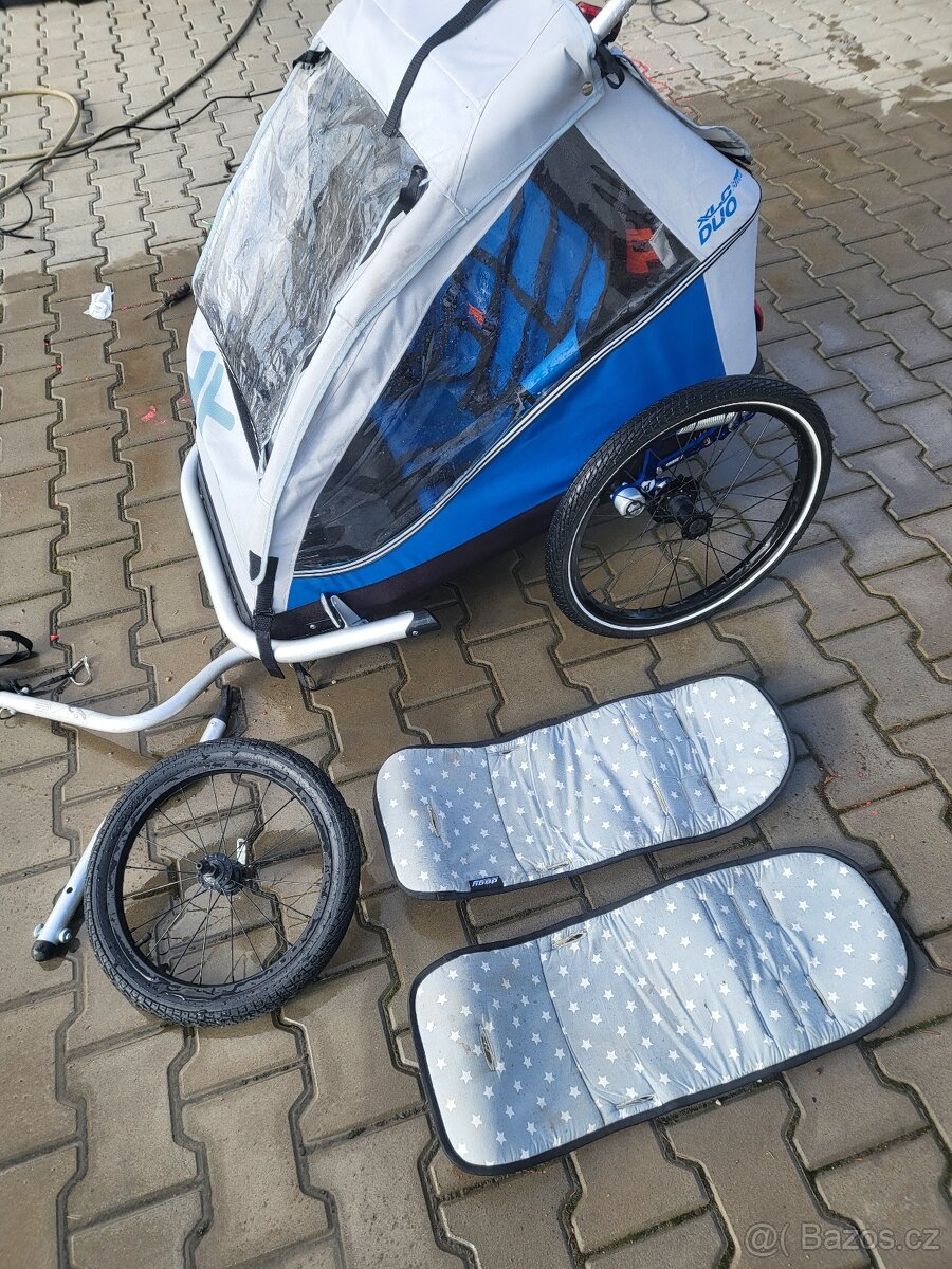 XLC DUO by CROOZER 2021. ( pro Dvě děti) Jogingovy set+ ada