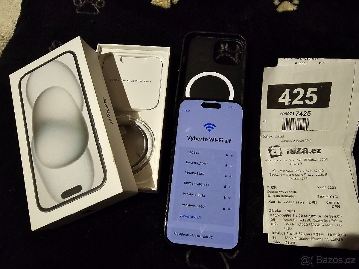 Iphone 15 256gb zánovní ALZA